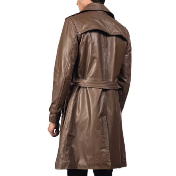 Leather Duster Coat - Image 6