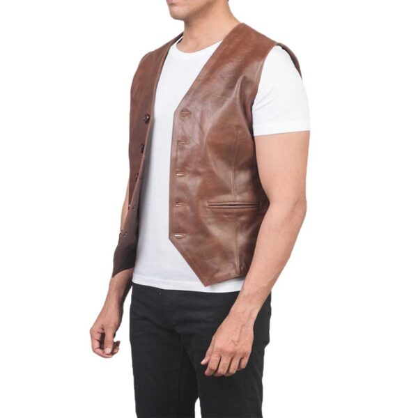 Leather Vest - Image 3