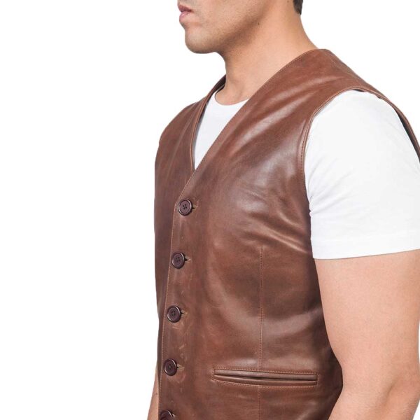 Leather Vest - Image 4