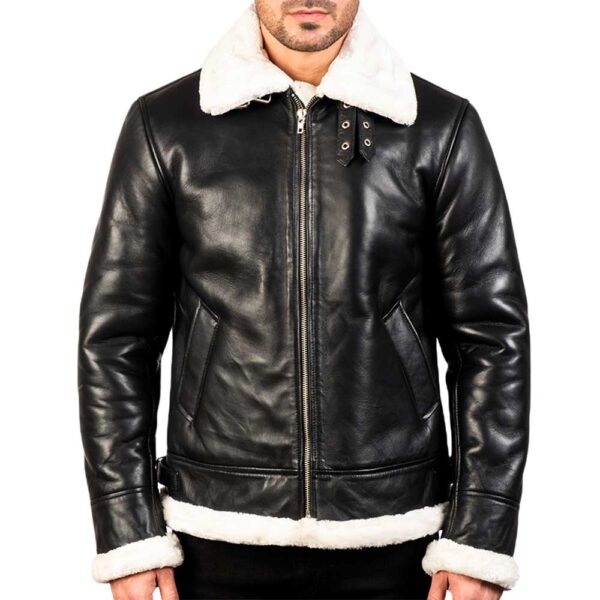 Shearling Leather jacket - Image 2