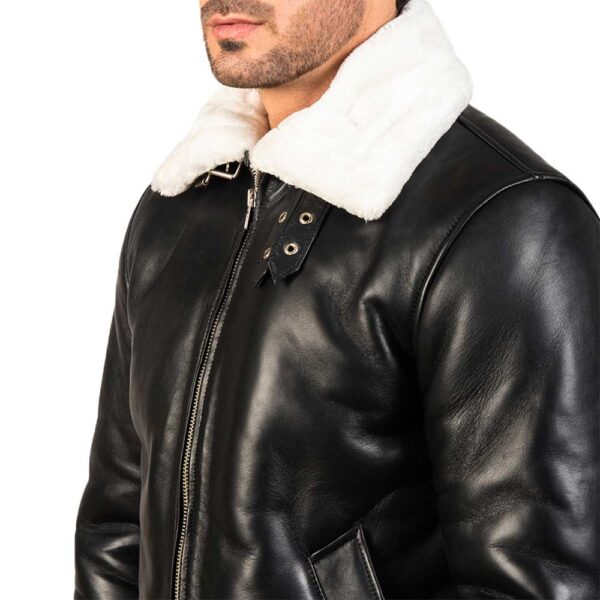 Shearling Leather jacket - Image 4