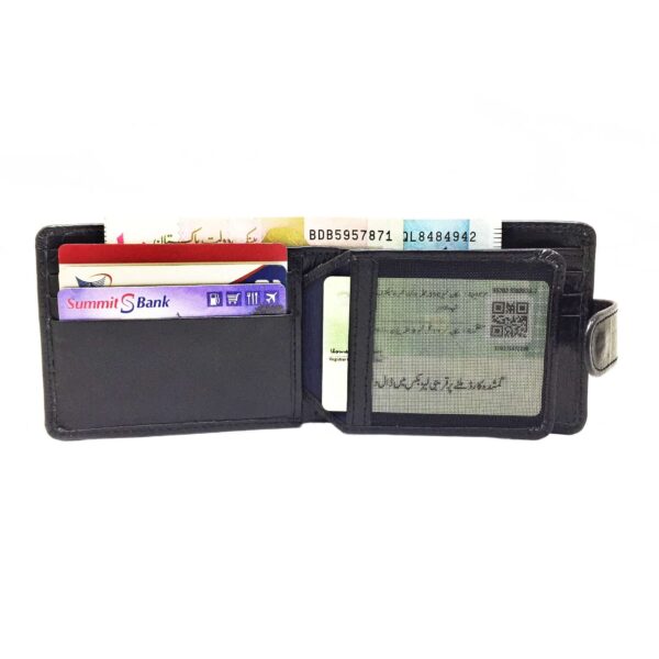 Lockable Leather Wallet - Image 2