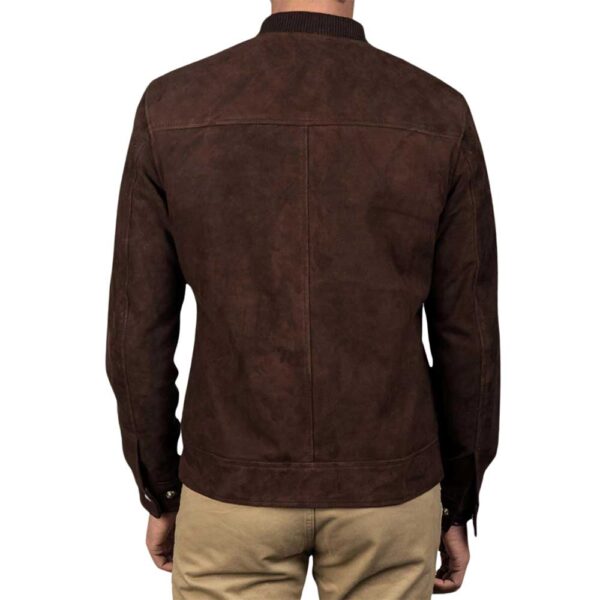 Suede Bomber Jacket - Image 5
