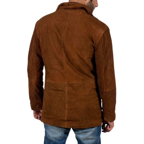 Brown Suede Jacket - Image 4