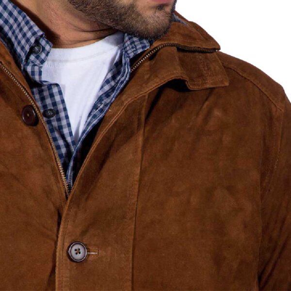 Brown Suede Jacket - Image 5