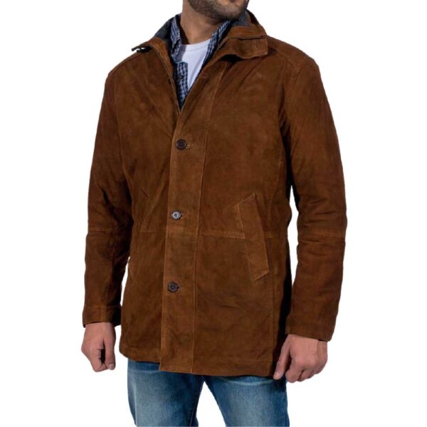 Brown Suede Jacket - Image 2
