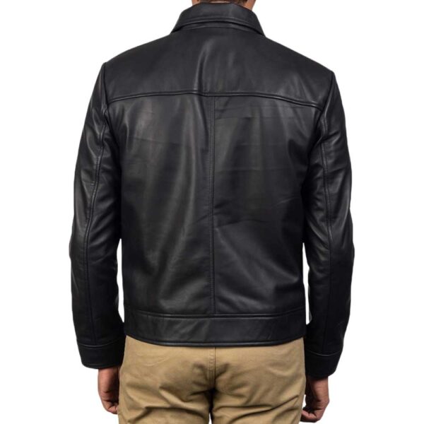 Black Leather Jacket - Image 4