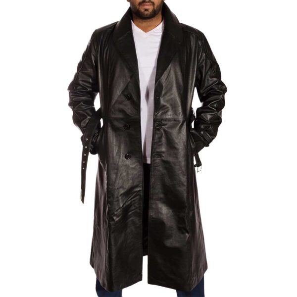 Leather Trench Coat​ - Image 2