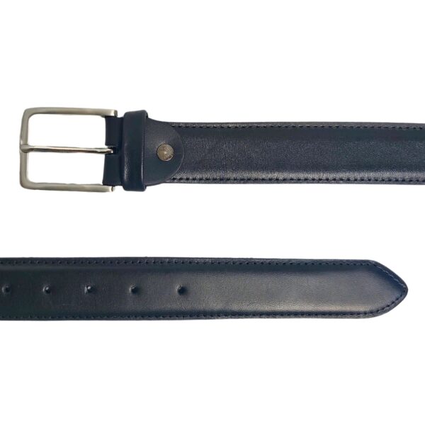 Black Leather Belt - Image 2