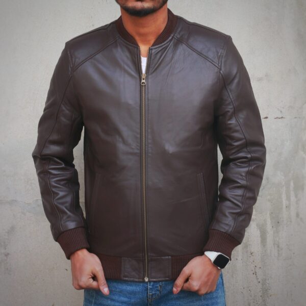 Vintage Leather Bomber Jackets - Image 2