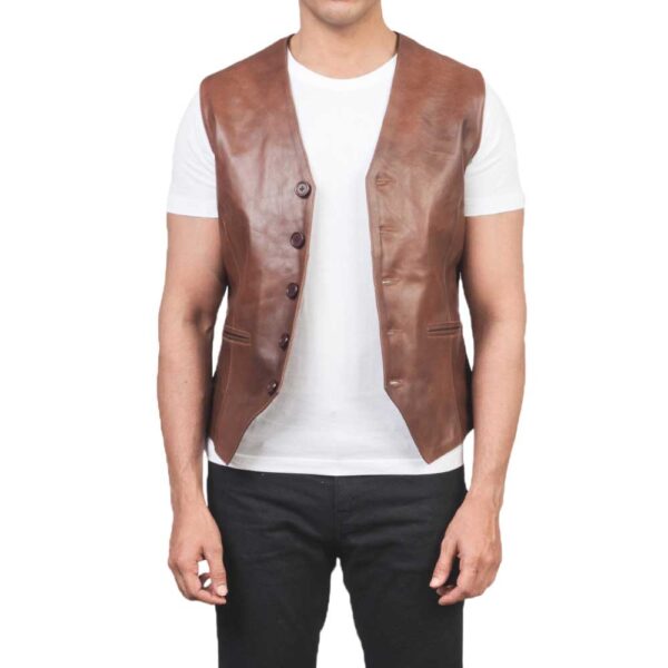 Leather Vest - Image 2