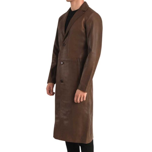 Single Breasted Trench Coat - Image 4
