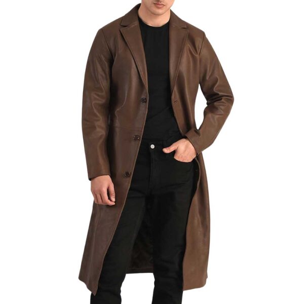 Single Breasted Trench Coat - Image 3