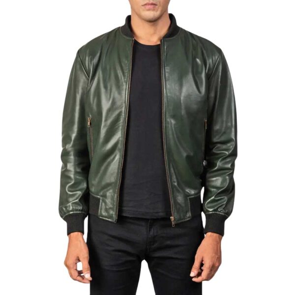 Suede Bomber Jacket - Image 2