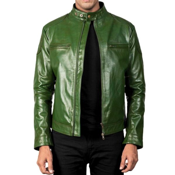 Distressed Leather Jackets for Men - Image 2