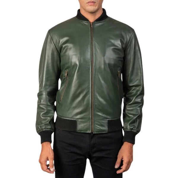 Suede Bomber Jacket