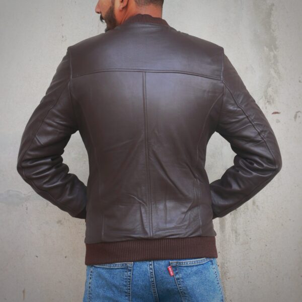 Vintage Leather Bomber Jackets - Image 4
