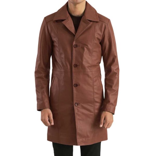 Long Leather Coat