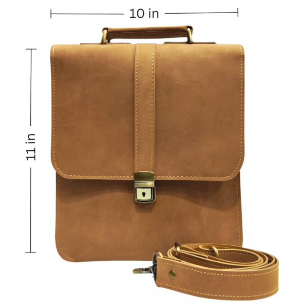 Leather Messenger Bag