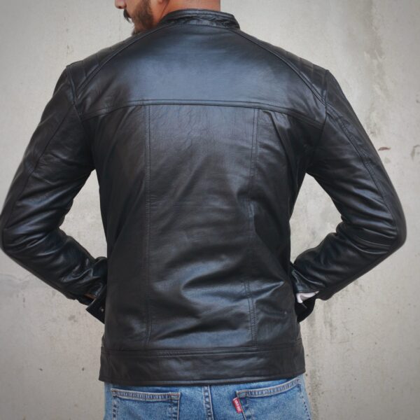 Biker Leather Jacket - Image 4