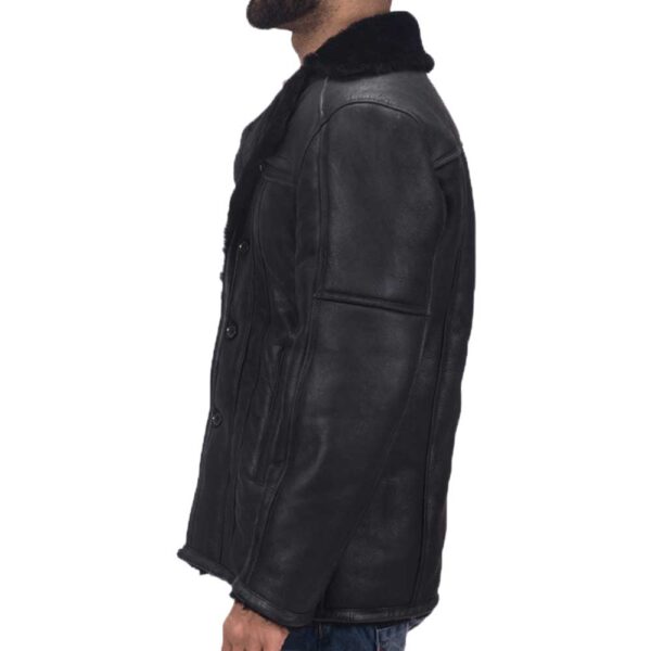 Mens Shearling Coat - Image 4