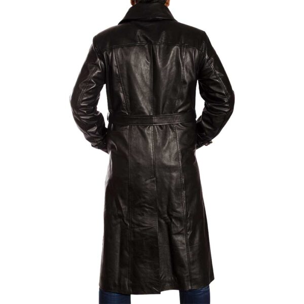 Leather Trench Coat​ - Image 4