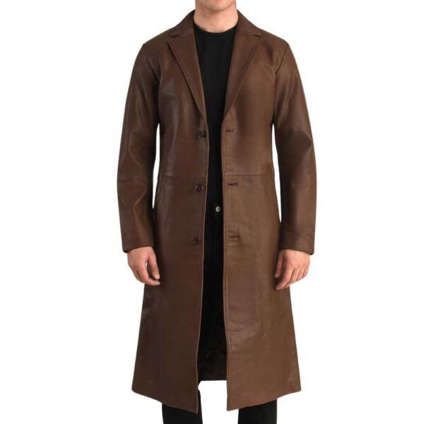 Single Breasted Trench Coat - Image 2