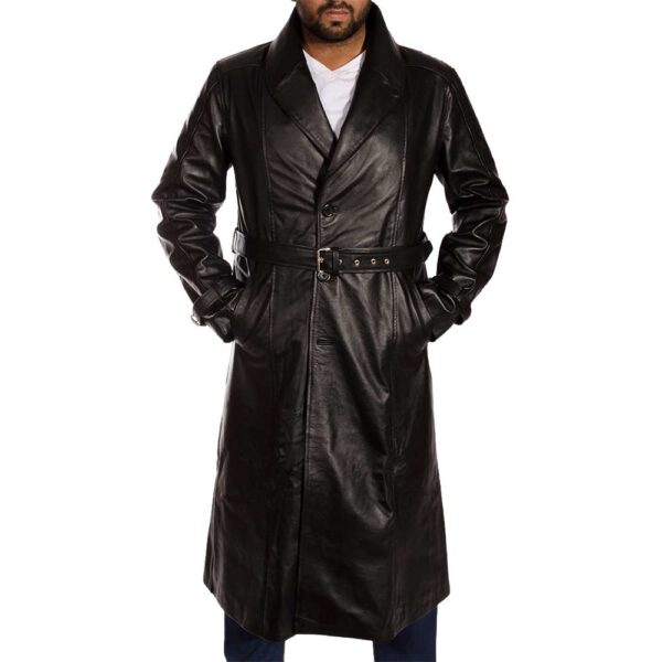 Leather Trench Coat​