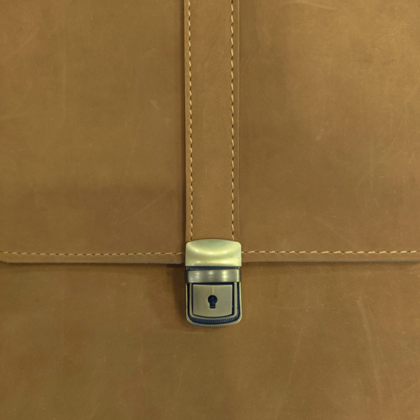 Leather Messenger Bag - Image 5