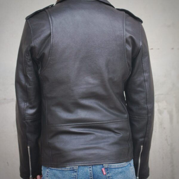 Biker Leather Jacket - Image 4
