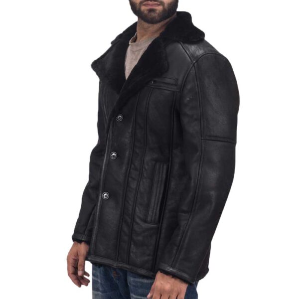 Mens Shearling Coat - Image 3