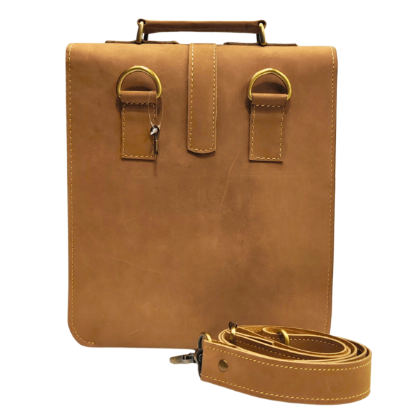 Leather Messenger Bag - Image 2