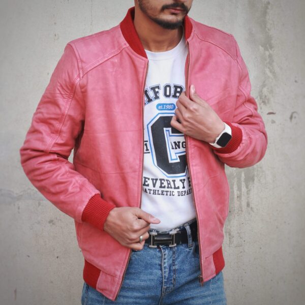 Suede Bomber Jacket