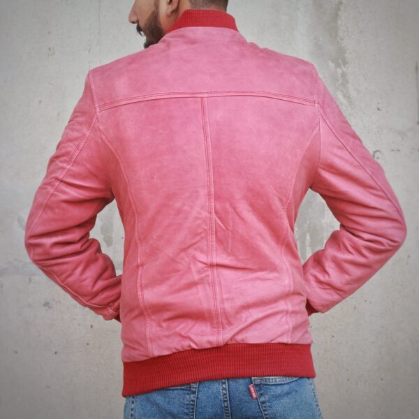 Suede Bomber Jacket - Image 4