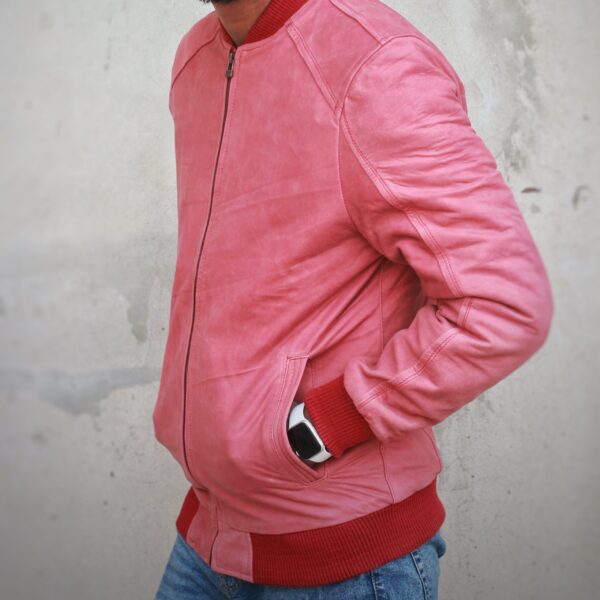 Suede Bomber Jacket - Image 3